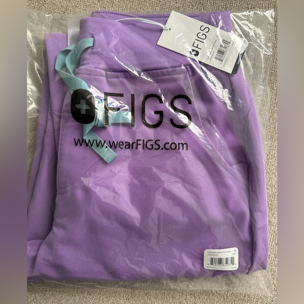 Figs high waisted Zamora joggers Lilac Dawn